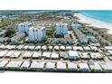 Aerial view of condo community by the beach at 1048 W Peppertree Ln # 118B, Sarasota, FL 34242