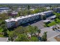 Aerial view of condo building, highlighting a specific unit at 4480 Ironwood Cir # 202A, Bradenton, FL 34209