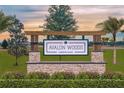 Avalon Woods community entrance sign in Lakewood Ranch at 4627 Pippin Ln, Bradenton, FL 34211