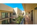 View down a condo hallway with access to units and elevator at 6440 Mourning Dove Dr # 403, Bradenton, FL 34210