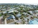 Aerial view of houses near the ocean at 219 Periwinkle Plz, Anna Maria, FL 34216