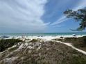 Scenic beach view with turquoise water and beachgoers at 2310 Gulf N Dr # 205, Bradenton Beach, FL 34217