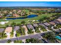 High-angle view of community, highlighting home's location at 7131 Sandhills Pl, Lakewood Ranch, FL 34202