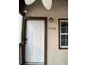 Front door of condo unit 3750, with keyless entry at 3750 59Th W Ave # 4096, Bradenton, FL 34210