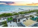 Amazing rooftop deck with ocean views and outdoor seating at 101 7Th S St, Bradenton Beach, FL 34217
