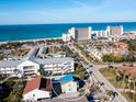 Aerial view of beachside property near the ocean at 709 Barcelona Ave # D & E, Venice, FL 34285