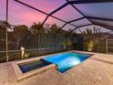 Enjoy this beautiful pool and spa with a relaxing patio at 16203 Tradewind Ter, Lakewood Ranch, FL 34211