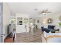 Bright and airy living room with hardwood floors and lots of natural light at 1909 23Rd W Ave, Bradenton, FL 34205