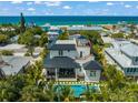 Beachfront home with a private pool and ocean views at 3015 Avenue E, Holmes Beach, FL 34217
