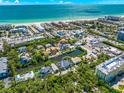 Bird's-eye view of property near water, highlighting its location at 6530 Peacock Rd, Sarasota, FL 34242