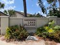 Hidden Lake Village Condominium sign at 2636 Hidden Lake N Dr # G, Sarasota, FL 34237