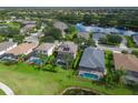 Community view showcasing houses with pools and a lake at 8108 Haven Harbour Way, Bradenton, FL 34212