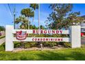 Burgundy Condominiums sign at 202 47Th Avenue W Dr # 334, Bradenton, FL 34207