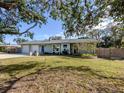 Landscaped lawn and curb appeal of the house at 4819 Greenleaf Rd, Sarasota, FL 34233