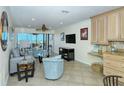 Bright living room with ocean view and comfy seating at 797 Beach Rd # 305, Sarasota, FL 34242