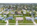 Bird's eye view of a single-story house in a residential neighborhood at 1215 E Venice Ave, Venice, FL 34285