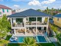 Two-story home, private pool, waterfront property at 1707 Palma Sola Blvd, Bradenton, FL 34209