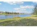 Peaceful waterfront view of a residential community at 20165 Tesoro Dr, Venice, FL 34293