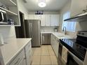 Well-equipped kitchen with stainless steel appliances at 1832 Sunny Dr # D32, Bradenton, FL 34207