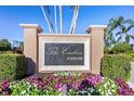 The Enclave at Silver Oak community entrance sign with landscaping at 8808 Enclave Ct, Sarasota, FL 34238