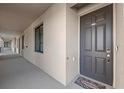 Apartment building entrance with a modern door and hallway at 18114 Gawthrop Dr # 404, Bradenton, FL 34211