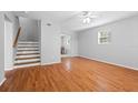 Living room features hardwood floors and neutral walls at 412 30Th E St, Palmetto, FL 34221