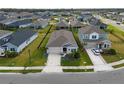 Aerial view of a residential neighborhood with houses and landscaping at 11771 Richmond Trl, Parrish, FL 34219