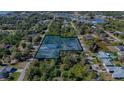 Aerial view showing house location, lot size, and neighborhood at 22490 Madelyn Ave, Port Charlotte, FL 33954