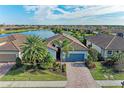 Single-Gathering home with a lake view in a quiet community at 6579 Willowshire Way, Bradenton, FL 34212