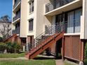 Condo exterior showing building and stairway access at 6440 Mourning Dove Dr # 101, Bradenton, FL 34210