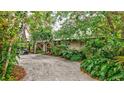 Mid-century home nestled in lush tropical landscaping at 6231 Beechwood Ave, Sarasota, FL 34231