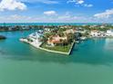 Waterfront home with private dock and lush landscaping at 929 Casey Cove Dr, Nokomis, FL 34275