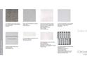 Material selections for kitchen, baths, and flooring at 10522 Eclipse St, Sarasota, FL 34241