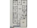 3 bedroom, 2 bathroom split floor plan at 2648 Averland Loop, North Port, FL 34287