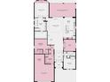 Open floor plan featuring a spacious great room and 2-car garage at 10160 Silent Night Ln, Sarasota, FL 34241