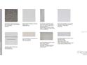 Kitchen and bath tile, countertop and flooring selections at 8053 Moonbeam Ave, Sarasota, FL 34241