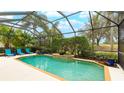 Relaxing screened pool and patio area at 7244 Orchid Island Pl, Bradenton, FL 34202