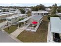 Community of manufactured homes, bird's-eye view at 5539 Holiday Park Blvd, North Port, FL 34287