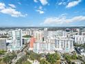 Aerial view showing the building's location in the city at 33 S Gulfstream Ave # 808, Sarasota, FL 34236