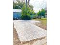 New paver patio in backyard at 10607 3Rd St, Thonotosassa, FL 33592