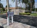 Pinewood Village entrance sign and street view at 2657 Woodgate Ln # E4, Sarasota, FL 34231