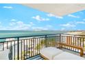 Enjoy breathtaking ocean views from this private balcony, perfect for relaxation at 4822 Ocean Blvd # 8C, Sarasota, FL 34242