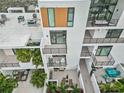 Complex of modern buildings with private patios and courtyard at 1558 4Th St # 402, Sarasota, FL 34236
