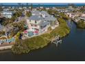 Waterfront home with private pool and dock access at 114 Gull Dr, Anna Maria, FL 34216