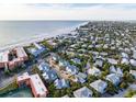 Beachfront property view showcasing home's location and neighborhood at 235 64Th St, Holmes Beach, FL 34217