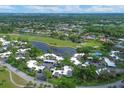 Community overview featuring golf course and lake at 2421 Crispin Ct # E3, Sarasota, FL 34235