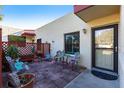 Bright patio featuring colorful chairs and a tranquil atmosphere at 501 Spring Lakes Blvd # 501, Bradenton, FL 34210