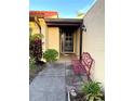 Bright and welcoming front entry to the home at 1331 57Th W St # 1331, Bradenton, FL 34209