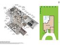 3D floor plan showcasing a spacious layout with multiple bedrooms, kitchen, and pool at 13207 49Th E Ln, Parrish, FL 34219