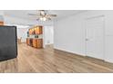 Bright kitchen with light wood cabinets and modern appliances at 17402 Billiar Ave, Port Charlotte, FL 33948